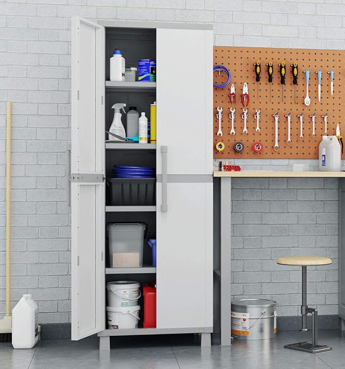Keter Storage Cabinet with Doors and Shelves - Image 13