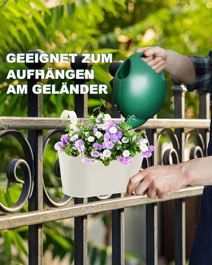 Metal Railing Planters for Outdoor Plants - Image 6