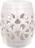 Safavieh Castle Gardens Collection Imperial Vine Antique White Glazed Ceramic by SAFAVIEH