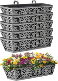 6 Pack 24 Inch Window Boxes Planter by KarlliuHOMEGARDEN