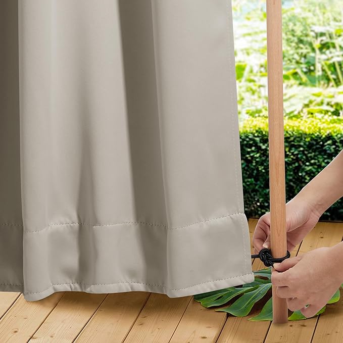 NICETOWN 2 Panels Outdoor Curtains - Image 5