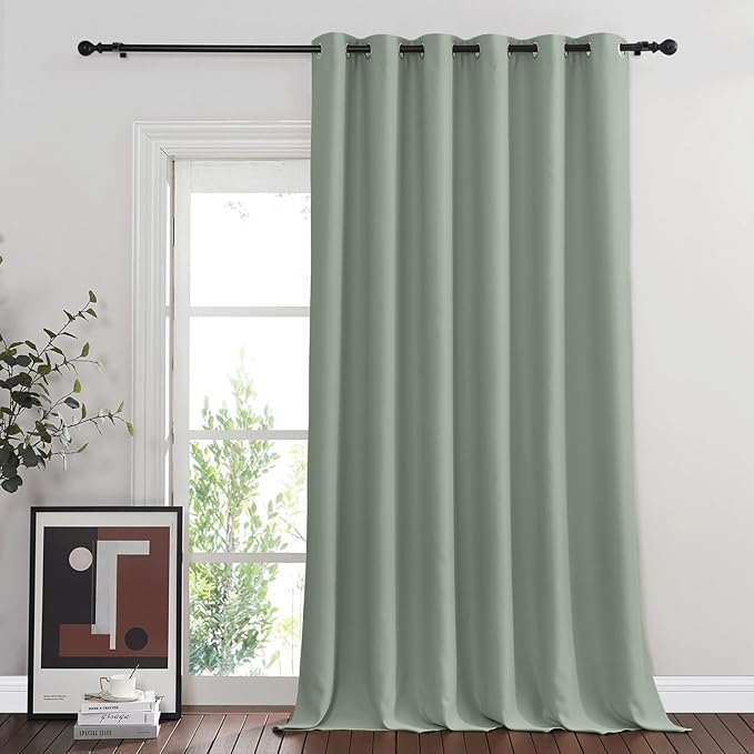 NICETOWN Blackout Sliding Glass Door Curtains, Room Darkening Thermal Insulated - Image 8