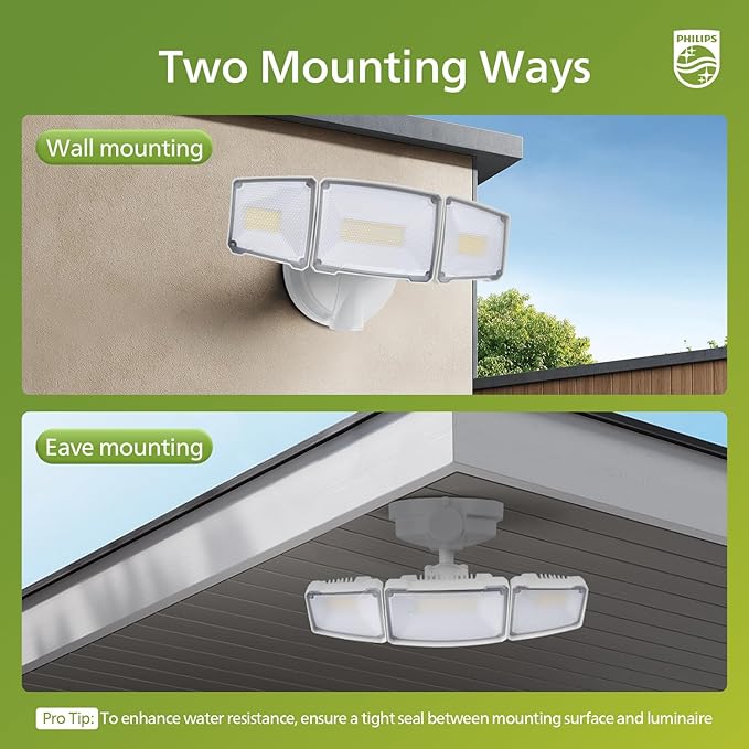 Philips 72W 7400LM LED Flood Lights Outdoor, Switch Controlled Aluminum - Image 5