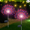 Solar Garden Lights Outdoor Waterproof, 2 Pack 120 LED Solar Firework Lights by Slyuexu