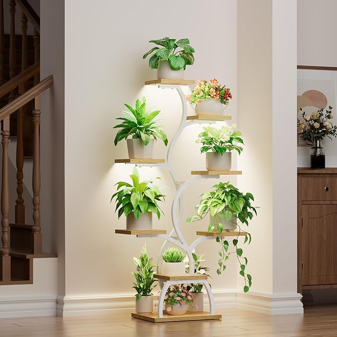 Plant Stand Indoor with Grow Light - Image 4