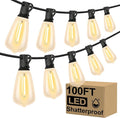 Brightever LED Outdoor String Lights 100FT Patio Lights by Brightever