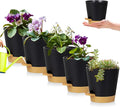 5 Pack 5 inch Self-Watering Pots, African Violets Planter by zople