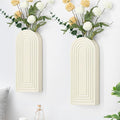 Wooden Wall Art Decor: Wall Vases by Unknown