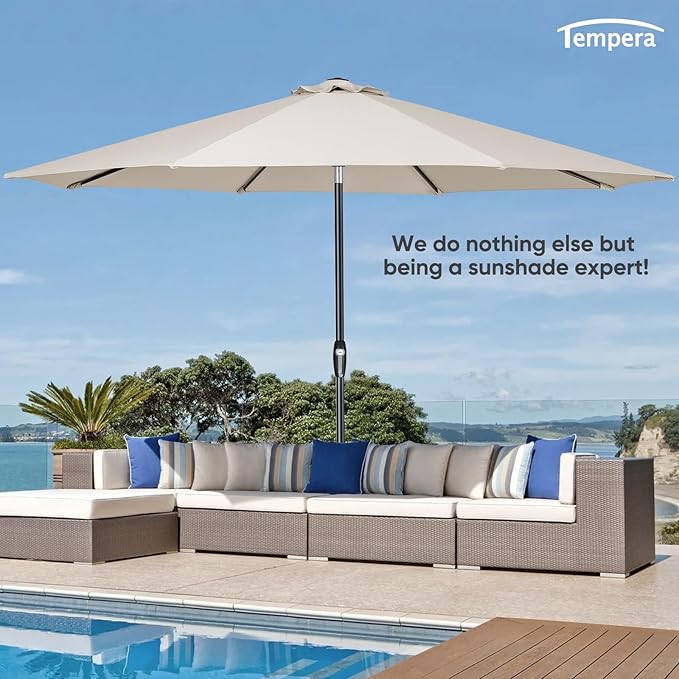 Tempera Patio Market Outdoor Table Umbrella - Image 7