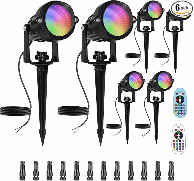Low Voltage RGBW LED Landscape Lights Spot Lights Outdoor by Agdjasa