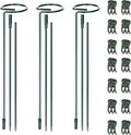Mwellewm 3 Sets Plant Stakes 12/25/36 Inch Adjustable Plant Support Stakes Tall by Mwellewm