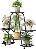 Plant Stand Indoor Outdoor Shelf Metal Holder Pot Rack Multiple Plants Stand by INGIORDAR