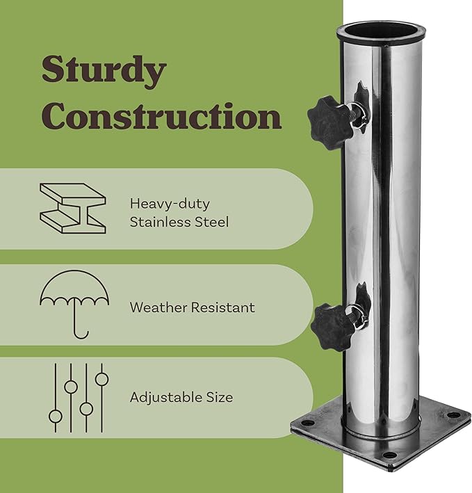 Pure Garden Deck Umbrella Base - Image 3