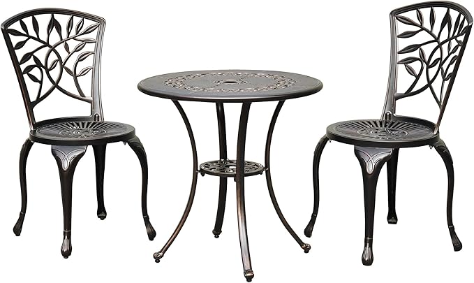DWVO 25 Inches Round Patio Dining Table - Image 7