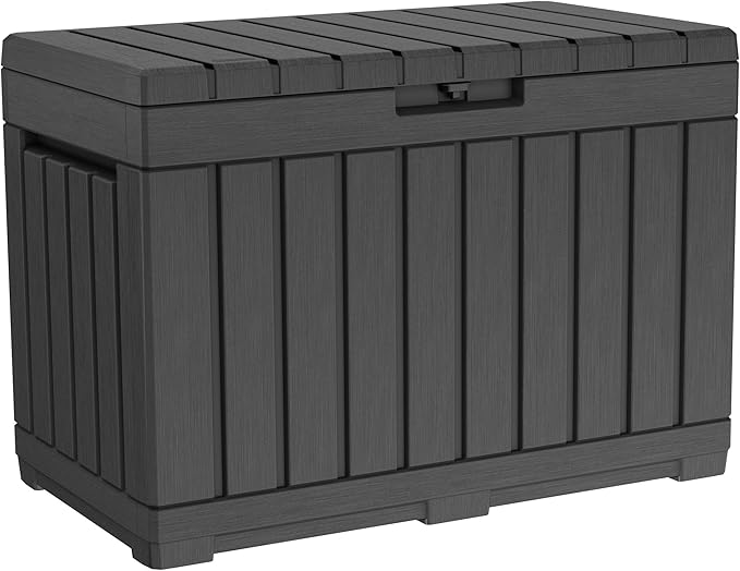 Keter Kentwood 50 Gallon Resin Deck Box by Keter