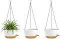 Hanging Planters, Matte Plastic Planters by Unknown