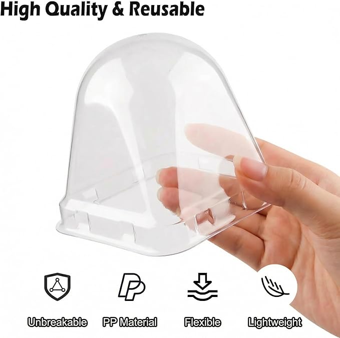 120 Pack Clear Humidity Domes, Transparent Seedling Domes Compatible - Image 4