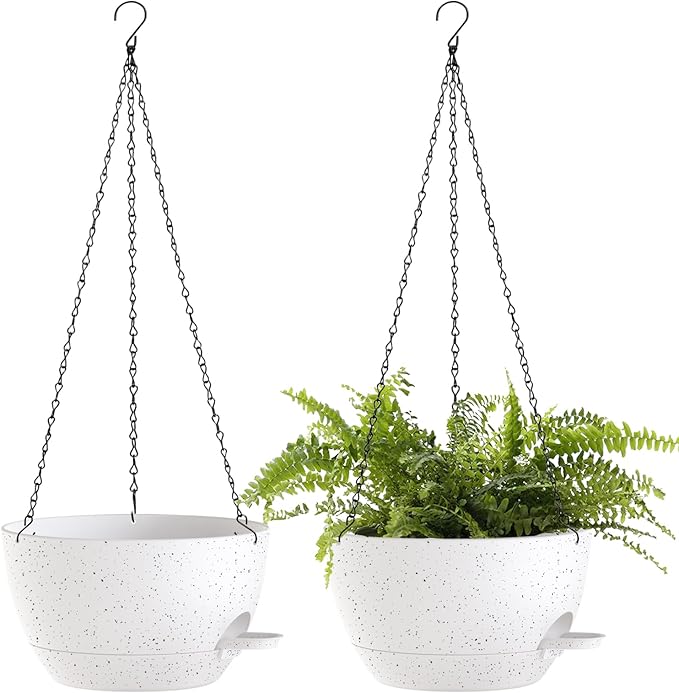 10 Inch Hanging Baskets 2 PC by SQKH