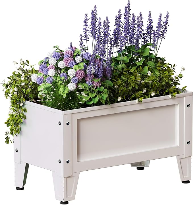 Elevated Metal Planter Box Stand Heavy Duty Raised Garden Bed by PROXRACER
