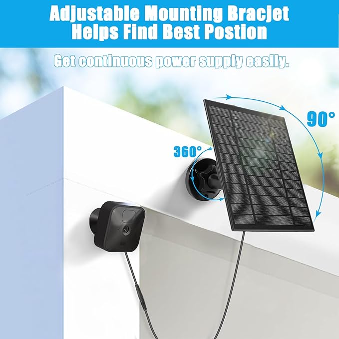 5W Solar Panel Compatible with Blink Outdoor 4/Blink XT/XT2 and Blink Outdoor - Image 5