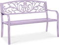 Best Choice Products Outdoor Bench Steel Garden Patio Porch Furniture by BestChoiceProducts