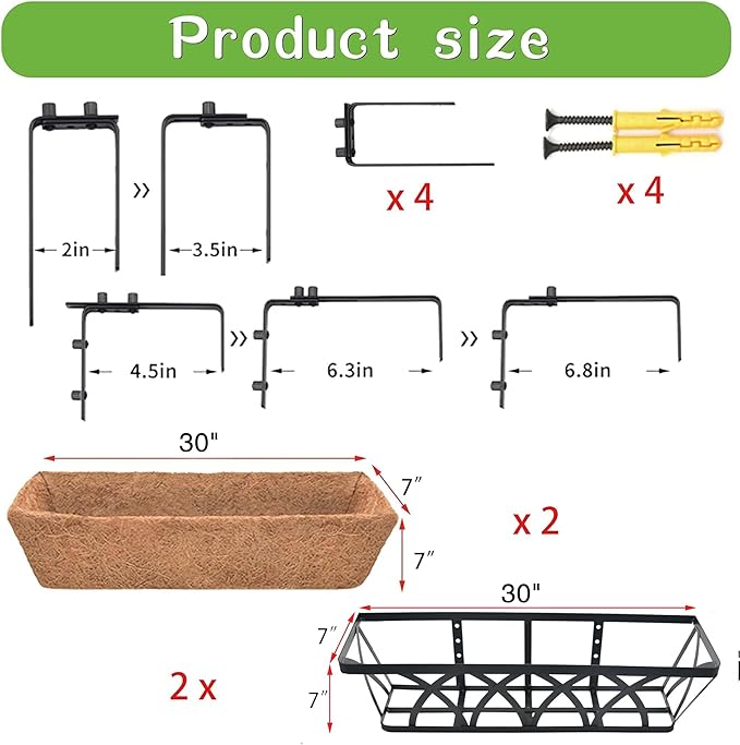 Window Deck Railing Planters Boxes - Image 7