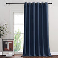 NICETOWN Navy Blue Blackout Room Divider Curtains 90 inch Length, Grommet by NICETOWN