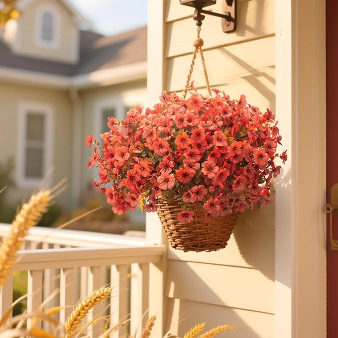 Fall Outdoor Artificial Flowers 16 Bundles - Image 6