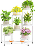 LASZOLA 7 Tiered Folding Tall Plant Stand Indoor by LASZOLA
