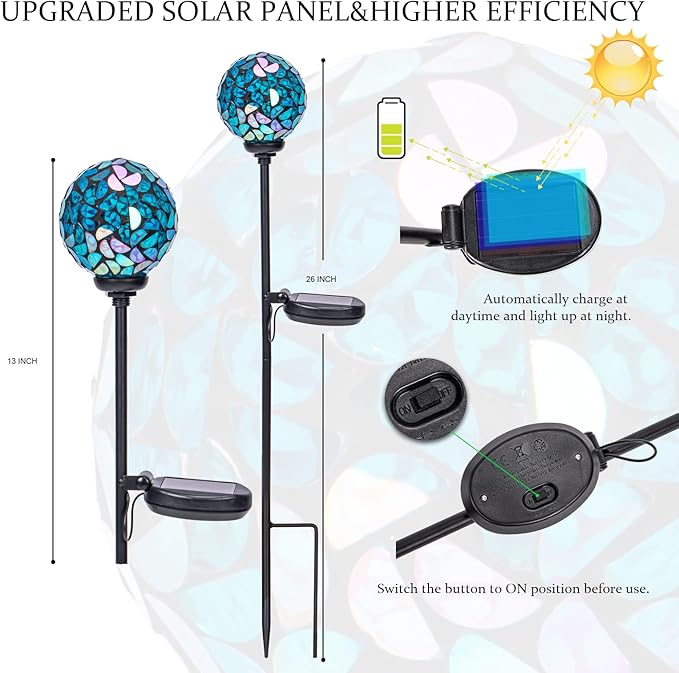 VCUTEKA Solar Lights Outdoor Decorative - Image 5