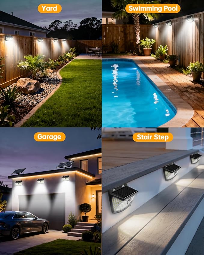 Aootek New Solar Motion Sensor Lights 120 LEDs - Image 7