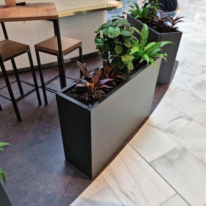 Galvanized Steel Metallic Heavy Planter - Image 8