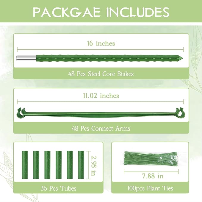 Legigo 4-Pack Tomato Cage for Garden Plant Support- Up to 63inch Garden Stakes - Image 3