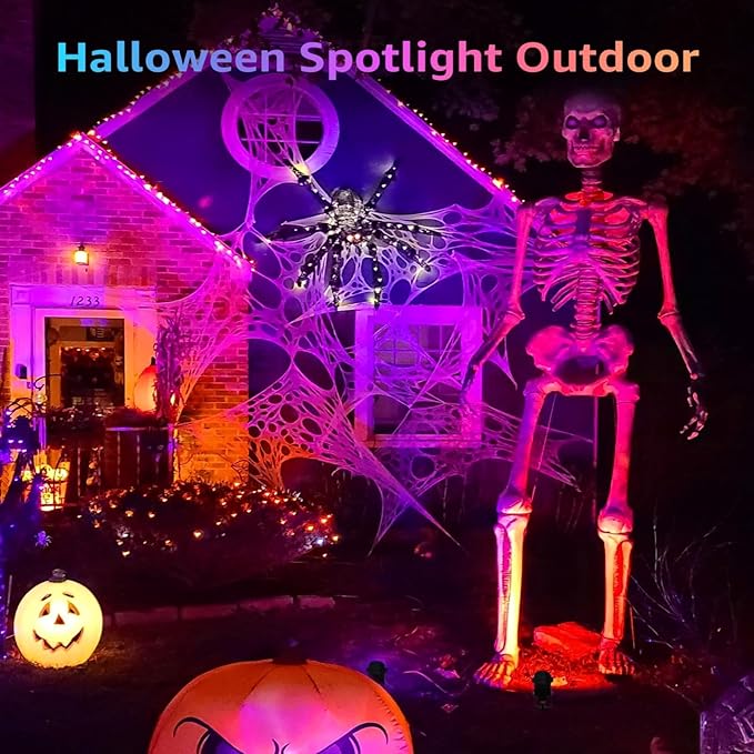 Halloween Christmas Spotlight Outdoor Color Changing Landscape Spotlights - Image 3