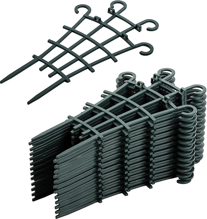 ZEAYEA 24 Pack Trellis for Potted Plants, Plastic Small Trellis for Pot - Image 3