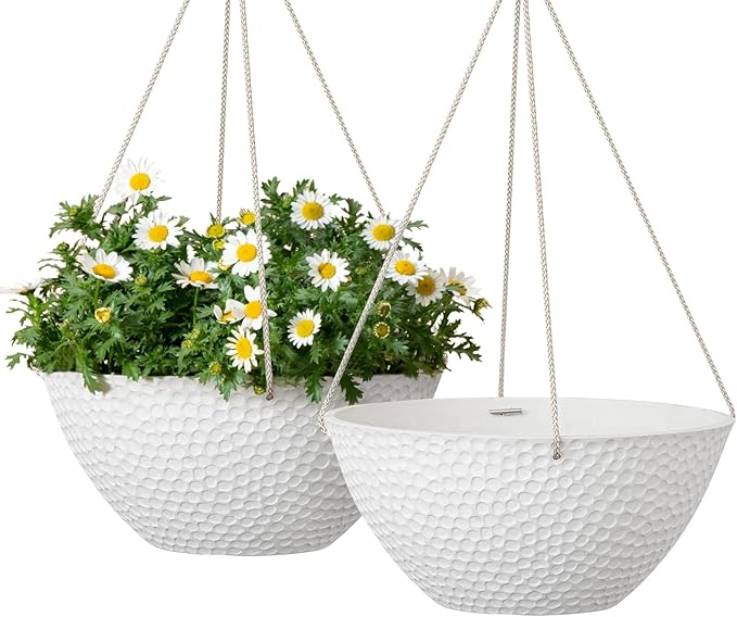 LA JOLIE MUSE Hanging Planters for Outdoor Plants, Large Hanging Planter by LaJol%C3%ADeMuse