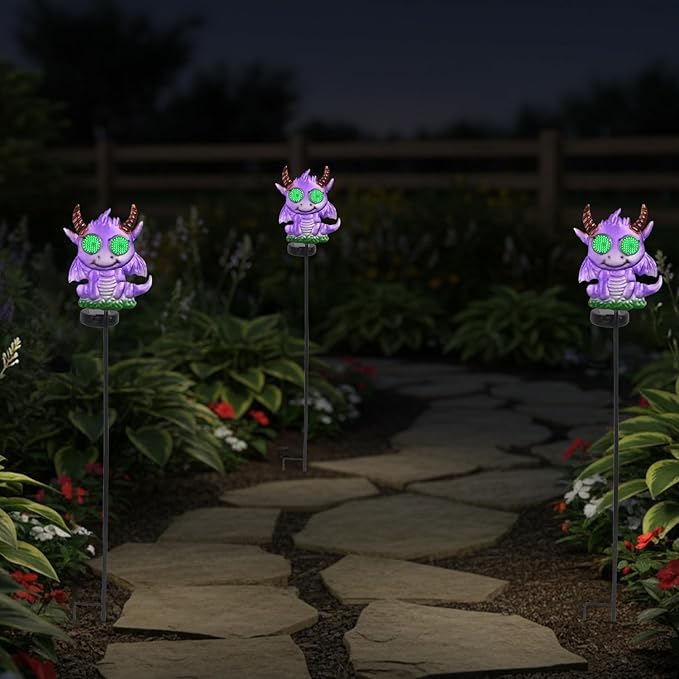 Fantasy Dragon Garden Stakes Decorative 39.7" - Image 9