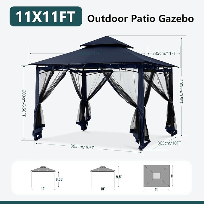 MASTERCANOPY Outdoor Garden Gazebo - Image 2