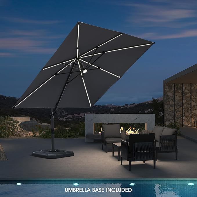 PURPLE LEAF 10 Feet Patio Umbrella - Image 2