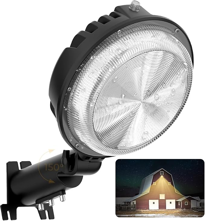 LED Barn Light, 150W 20000LM Yard Area Lights Dusk to Dawn Outdoor Lighting by ToberichUltraBrightLight