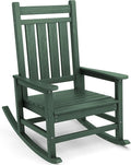 SEWALL HDPE Rocking Chair, Oversized Outdoor Rocking Chair by SERWALL