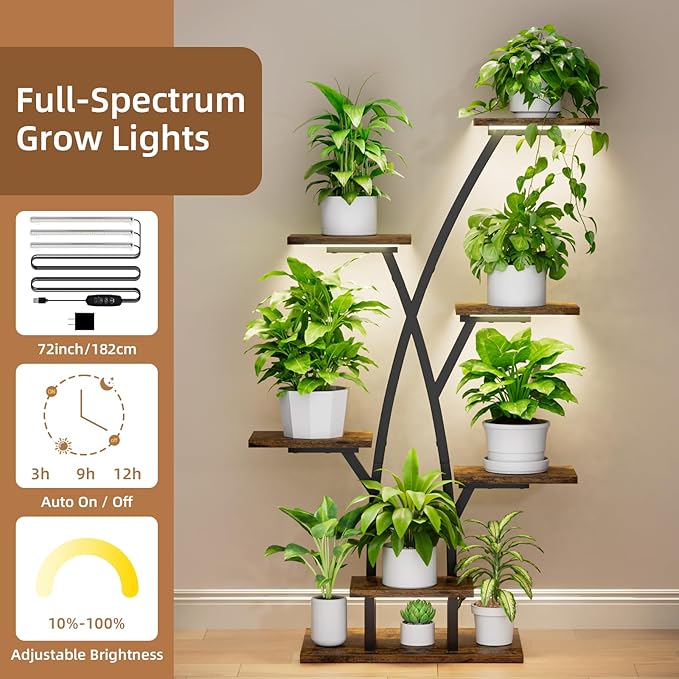 Plant Stand With Grow Lights - Image 3