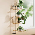 YUOROS Window Shelf for Plants, 4-Tier Rotating Window Sill Plant Shelves Stand by YUOROS