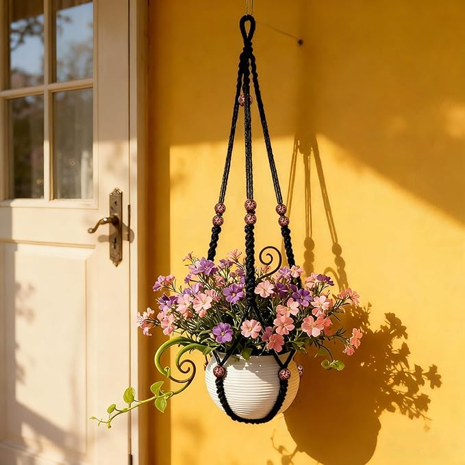35 Inch Macrame Plant Hanger, Large - Image 8