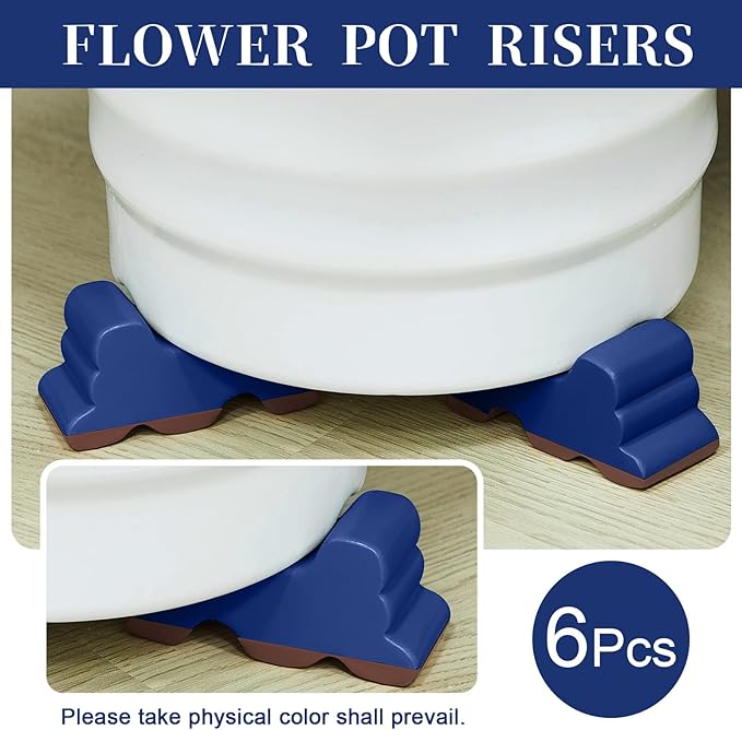 Kigeli 6 Pcs Resin Garden Pot Feet - Image 4