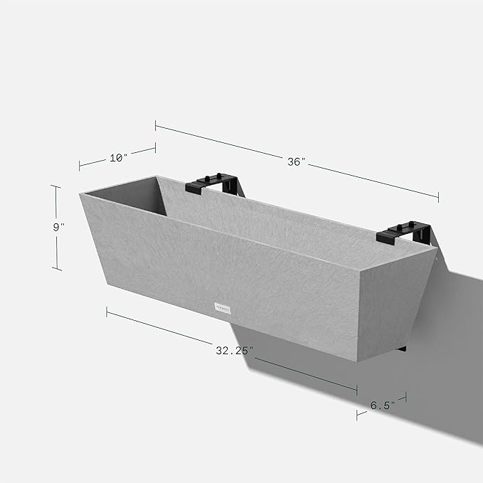 Veradek Pure Series Railing Planter - Image 2