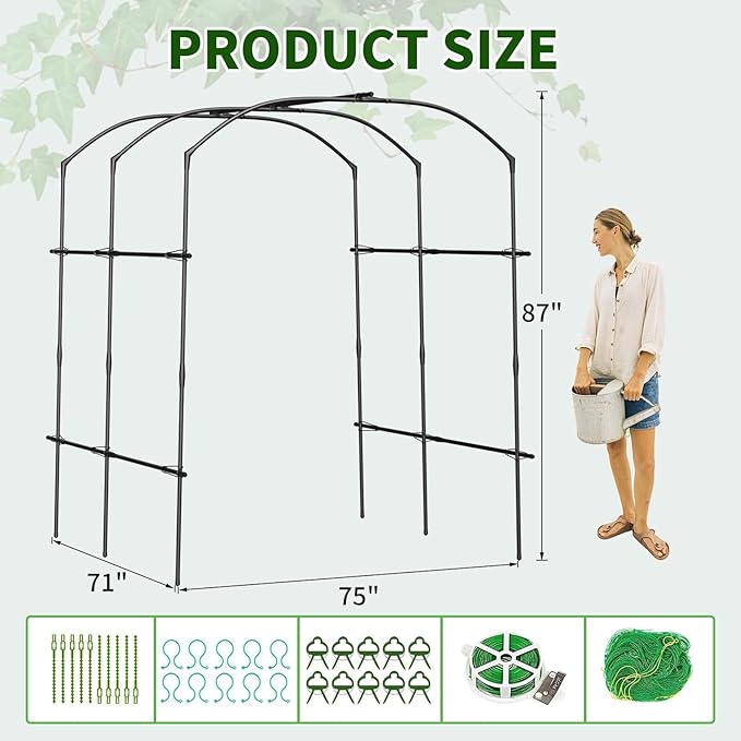 DoCred Tall Garden Arch Trellis - Image 4