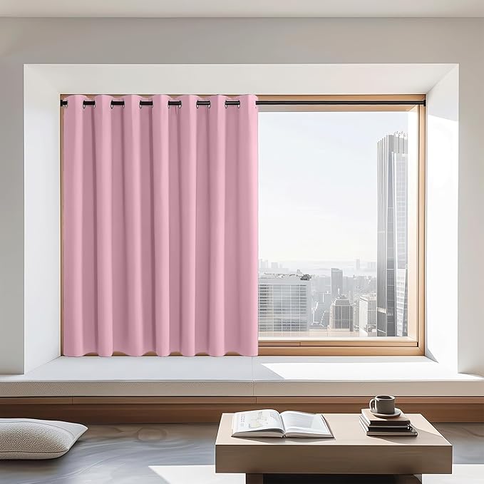 NICETOWN Blackout Curtains 72 inches Long, Grommet Privacy Window Treatment by NICETOWN