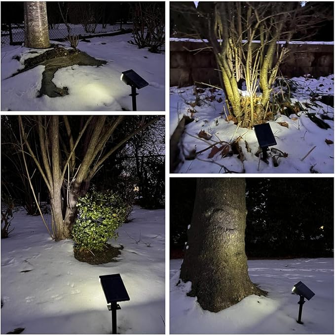 Solar Lights Outdoor Waterproof IP65, Solar Powered 76 LED 3 Lighting Modes - Image 8