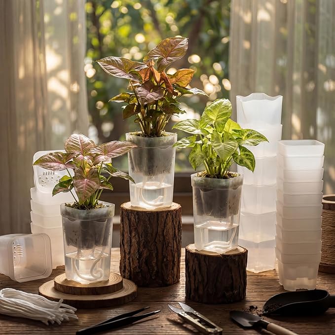 LemonRoad 20 Pack 2.5" Small Self Watering Pots - Image 2